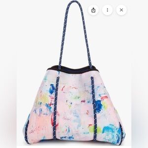Parker & Hyde Jenn Watercolor Thatcher Tote with Pouch
